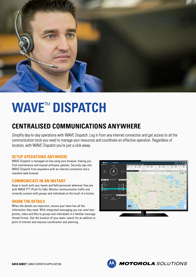 WAVE Dispatch brochure